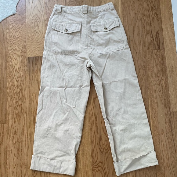 Wide Leg Cuffed Pants - Picture 2 of 2